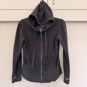 Old Navy Full-zip Fleece Hoodie in dark grey